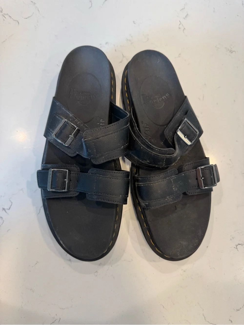 Dr. Martens Myles slide sandals black Men size 13
